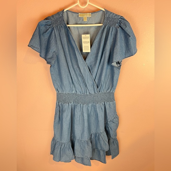 Michael Kors Blue Mini Dress - Picture 6 of 9